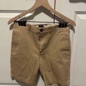 J. Crew Men's Khaki Flat Front Shorts